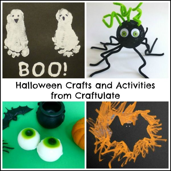 Halloween Crafts and Activities from Craftulate