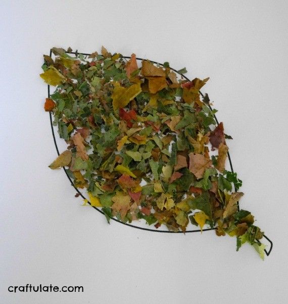 A Leaf Collage For Kids Art