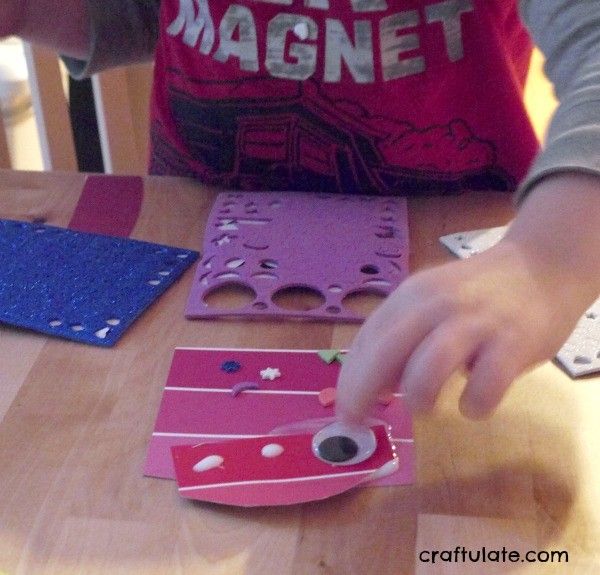 Paint Chip Monsters - a fun and easy craft for kids!