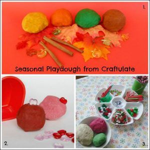 Seasonal Playdough Recipes from Craftulate