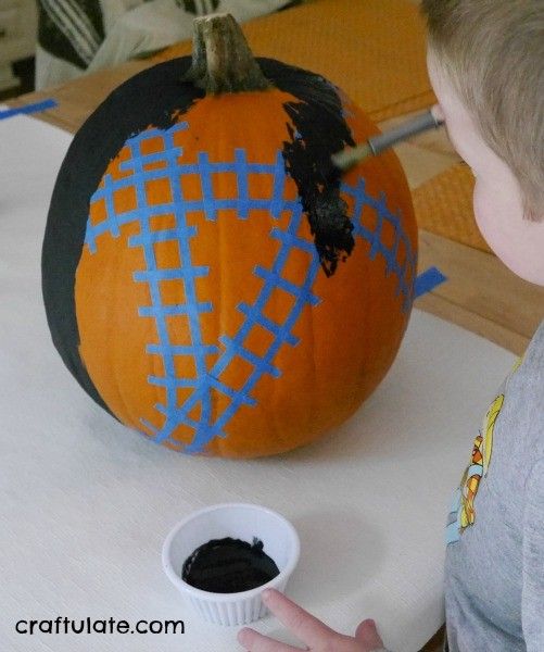 Train Track Pumpkin