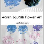 Acorn Squash Flower Art