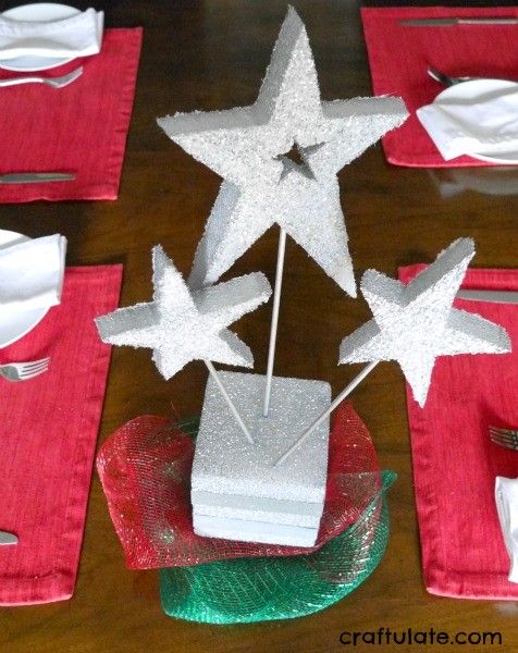 Christmas Stars Centrepiece