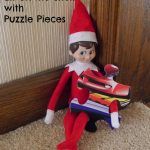 Elf on the Shelf with Puzzle Pieces