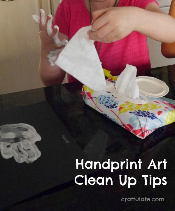 Handprint Clean Up Tips