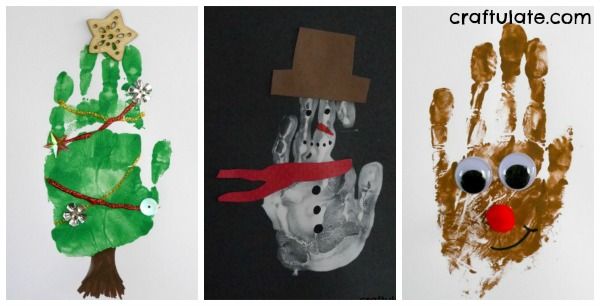 Christmas Handprint Art