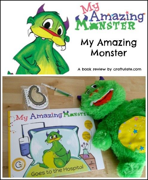 Conquering Fears: Go Away Big Green Monster Craft