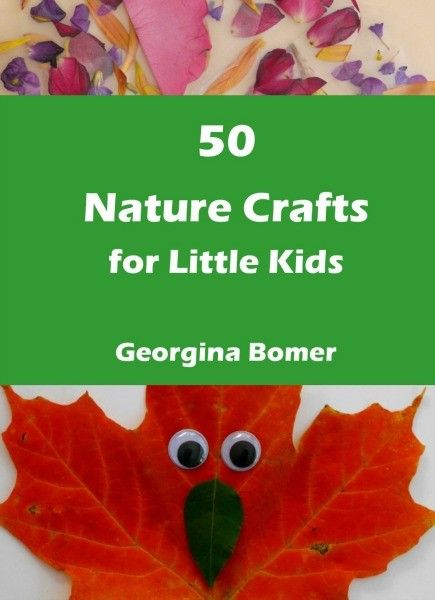 50 Nature Crafts for Little Kids - book available in paperback, ebook, and Kindle formats!