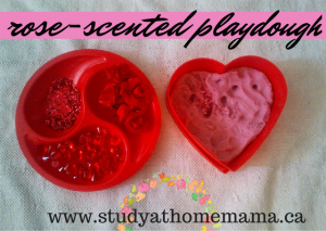 Rose Scented Play Dough