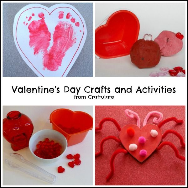 Valentines Crafts and Activities for Kids from Craftulate