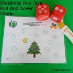 Christmas Two Dice Roll and Cover Game
