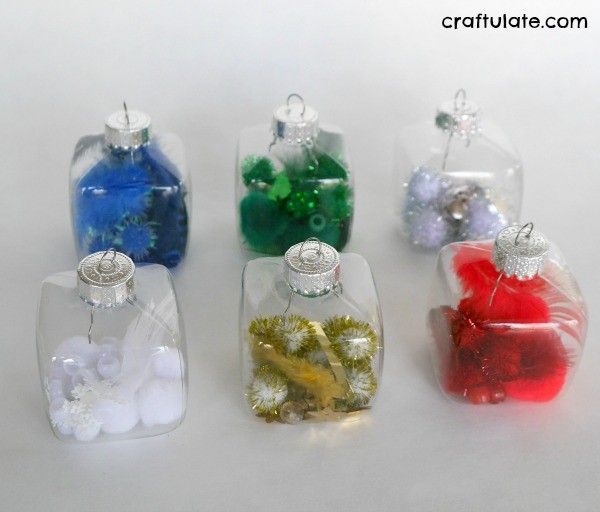 Colour Sorted Fillable Ornaments - Craftulate