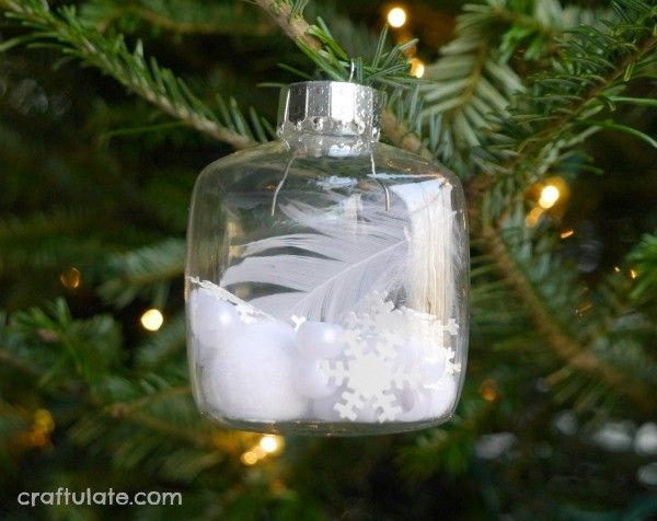 Colour Sorted Fillable Ornaments - a fun activity with craft materials!