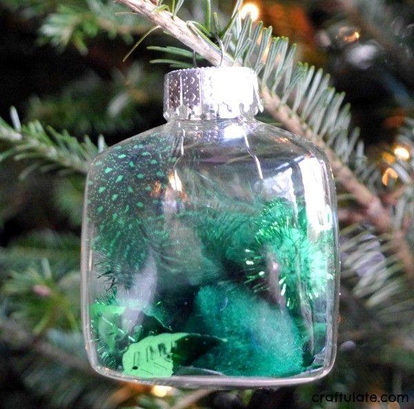 Colour Sorted Fillable Ornaments - a fun activity with craft materials!