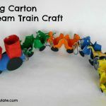 Egg Carton Steam Train Craft