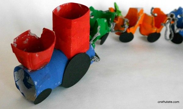 Egg Carton Steam Train