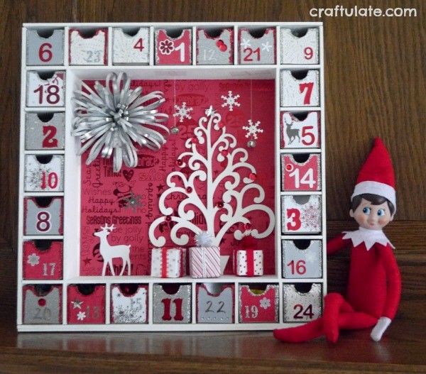 Elf on the Shelf with Puzzle Pieces - the Elf brings one piece each day!!