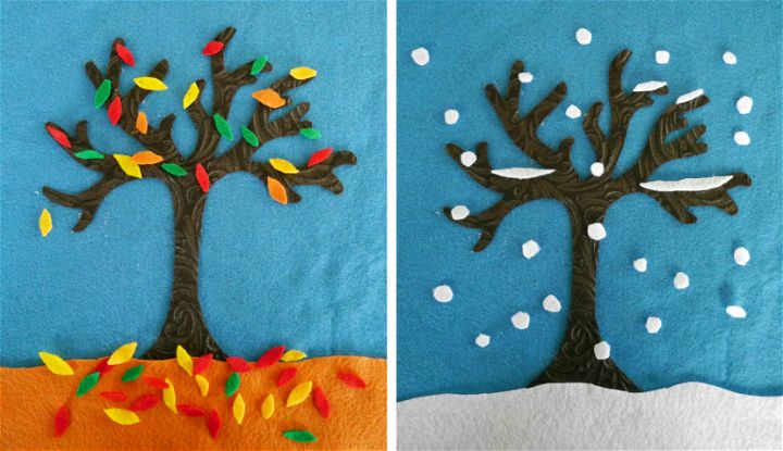 The Seasons Tree  Tissue Paper Flowers - Lulu the Baker