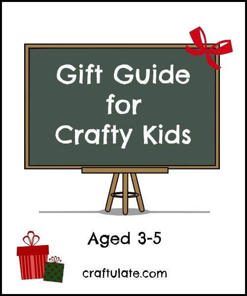 Gift Guide for Crafty Kids Aged 3-5 by Craftulate