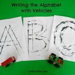 Writing the Alphabet with Vehicles
