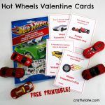 Hot Wheels Valentine Cards