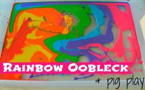 Rainbow Oobleck