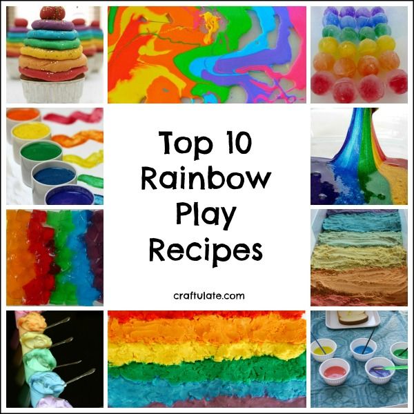 Rainbow Play Dough