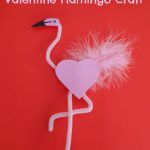 Valentine Flamingo Craft