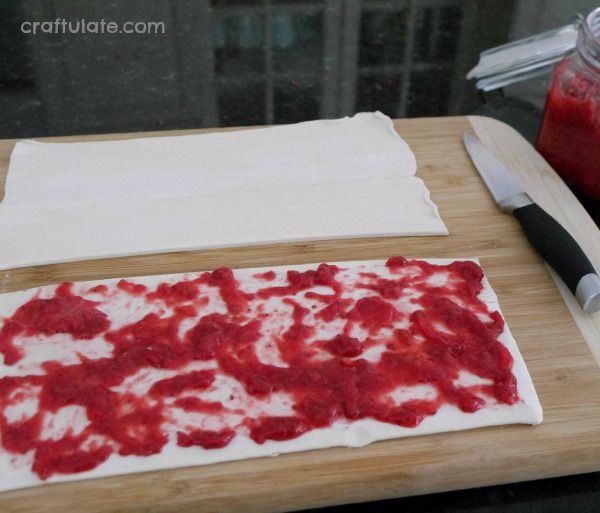Valentine Jam Straws - with homemade all-natural strawberry jam!