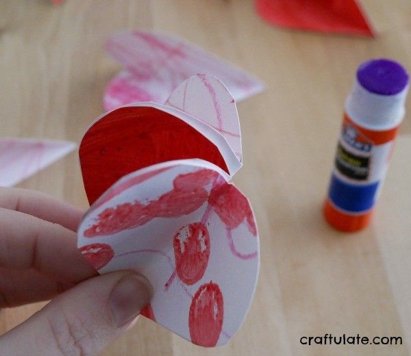 Valentine Ornaments from Kids' Artwork - a cute craft for mixed ages!