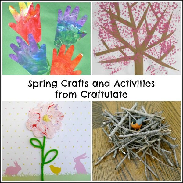 Spring Crafts and Activities from Craftulate