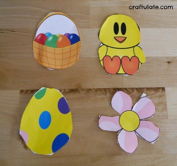 Easter Cutting Practice Worksheets - free printables!