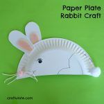Paper Plate Rabbit Craft