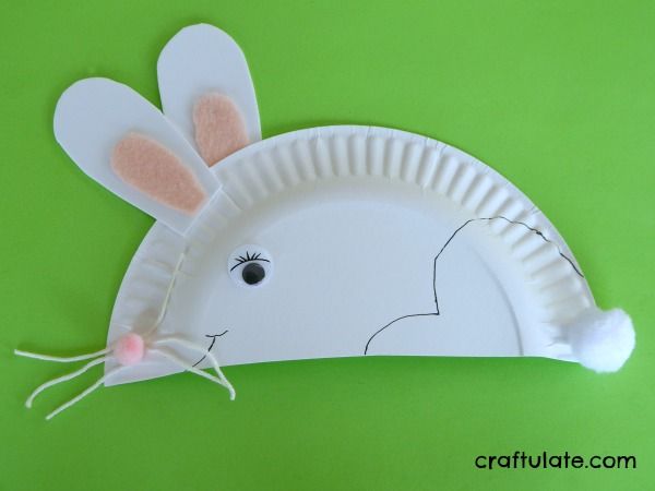 Paper Plate Rabbit