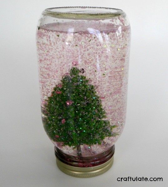 DIY Spring Blossom Snow Globes