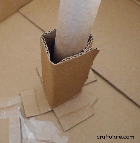 Cardboard Box Boat