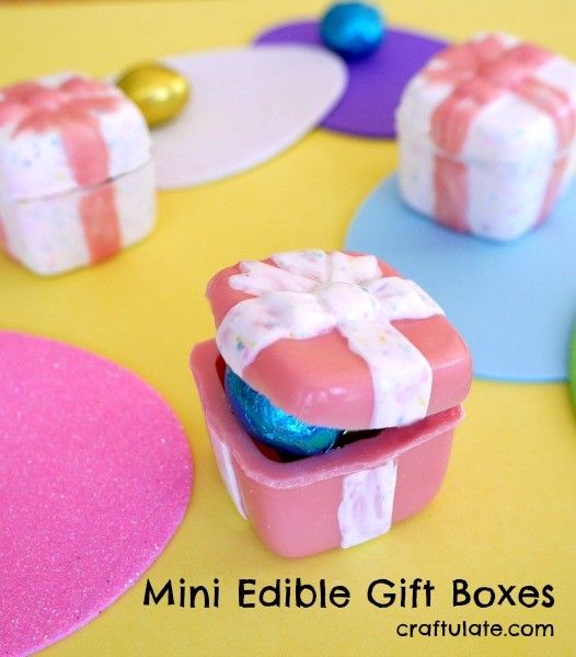 Mini Edible Gift Boxes - kids will love receiving these!!