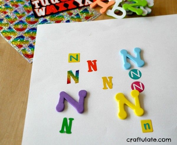 Forming Letters with Letters - a fun letter formation activity for kids