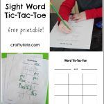 Sight Word Tic-Tac-Toe