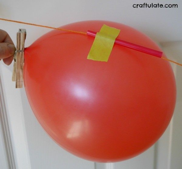 Balloon Rockets - a classic activity that kids will love!