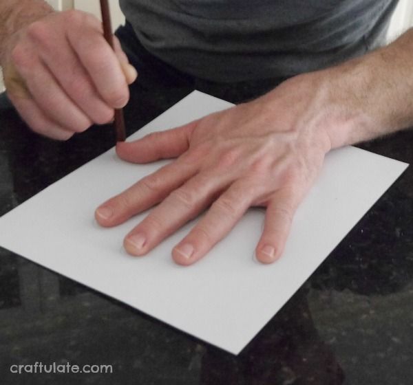 Hand Outline Monsters - a fun drawing prompt for the whole family!