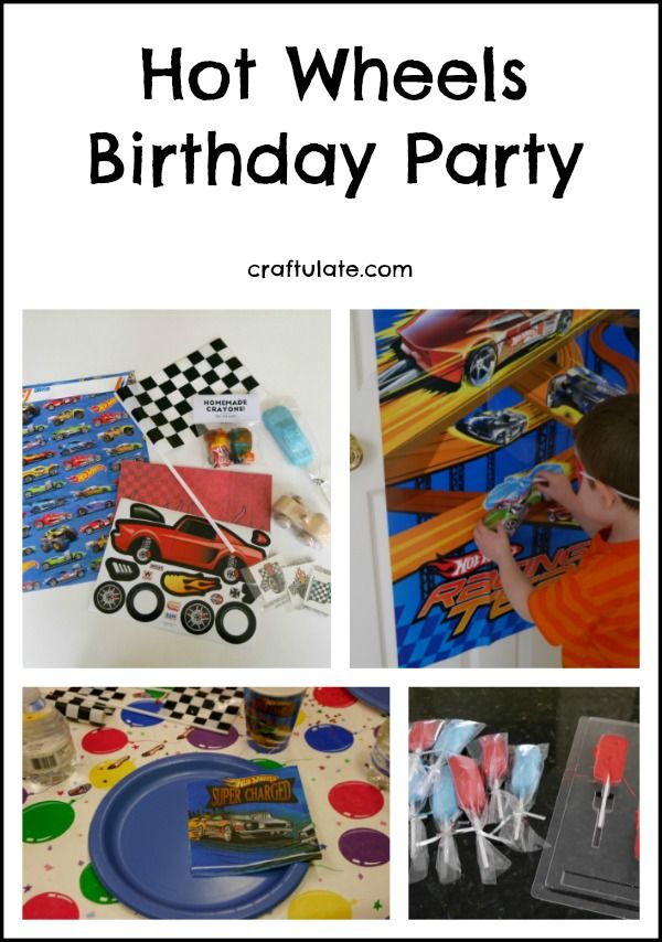 Hot Wheels Birthday Party - party favor bags, games, tableware, costumes, treats, and more!