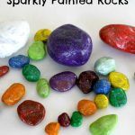 Sparkly Painted Rocks