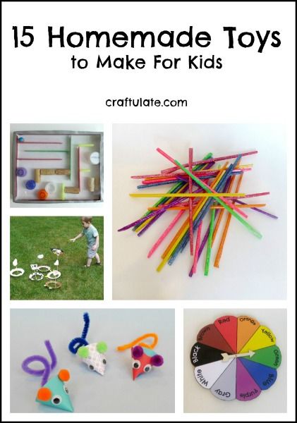 15 Homemade Toys to Make For Kids - Craftulate