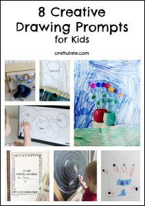 8 Creative Drawing Prompts for Kids - Craftulate