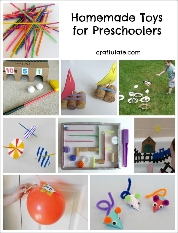 Homemade Toys for Preschoolers