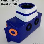 Milk Carton Boat Craft