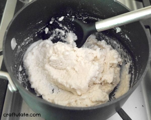 Coconut Play Dough - summer play recipe for kids