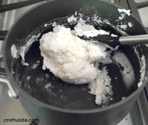 Coconut Play Dough - summer play recipe for kids