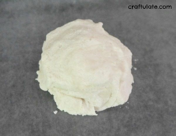 Coconut Play Dough - summer play recipe for kids